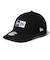 ニューエラ（NEW ERA）帽子 キャップ 9FORTY ボックスロゴ ブラック×ホワイト 14525030 56.8cm-60.6cm