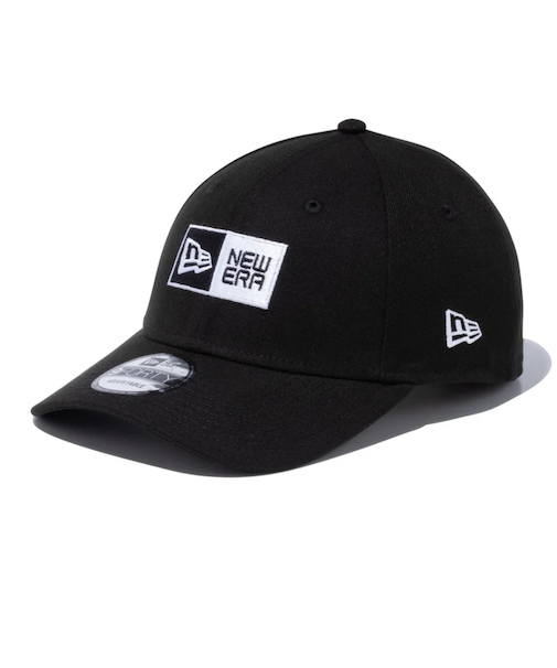 ニューエラ（NEW ERA）帽子 キャップ 9FORTY ボックスロゴ ブラック×ホワイト 14525030 56.8cm-60.6cm