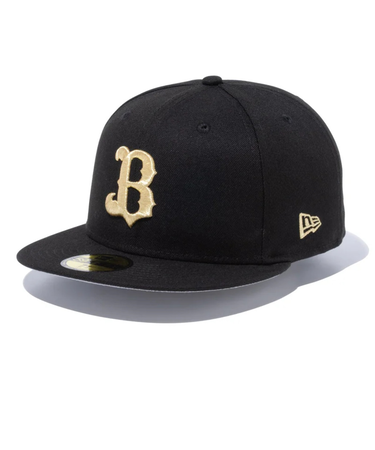 ニューエラ（NEW ERA）帽子 キャップ 59FIFTY オリックス・バファローズ ブラック×ゴールド 14525174 57.7cm-59.6cm