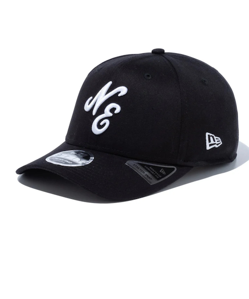 ニューエラ（NEW ERA）帽子 キャップ 9FIFTY ストレッチスナップ クラシックロゴ ブラック×ホワイト 14524918 57cm-61cm