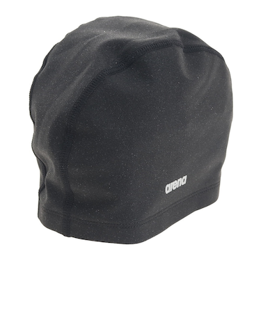 アリーナ（ARENA）水泳 キャップ フィットネス2WAYシリコーンキャップ ラメ調 ARN-2406 BLK 黒