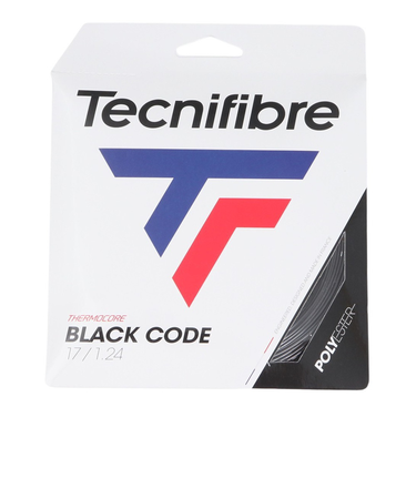 テクニファイバー（Technifibre）硬式テニスストリング BLACK CODE 1.24 TFSG401-BLK-124