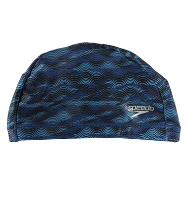 スピード（SPEEDO）スイムキャップ 水泳 ハイタイドブーントリコットキャップ SE12511 SB 50-59cm 青
