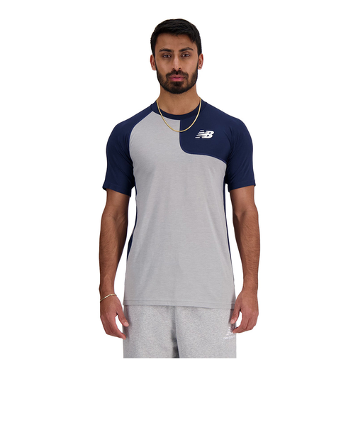 ニューバランス（new balance）野球 アンダーシャツ ベースボールアシンメトリー 半袖Tシャツ 左投げ用 MT41704LNNY