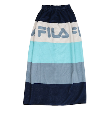 フィラ（FILA）水泳 タオル 配色切替巻きタオル 325804-NV