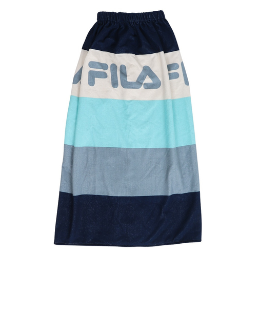 フィラ（FILA）水泳 タオル 配色切替巻きタオル 325804-NV