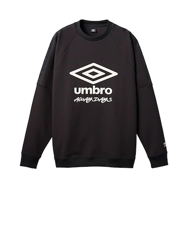アンブロ（UMBRO）サッカーウェア AWAY DAYS クルーネックスウェットトップ UF5SFL20M BK00