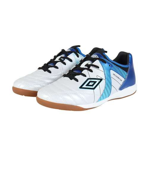 アンブロ（UMBRO）ジュニアサッカーインドアトレーニングシューズ 屋内 室内 アクセレイター TR JR ワイド IN UF5SFCF1J WHBL