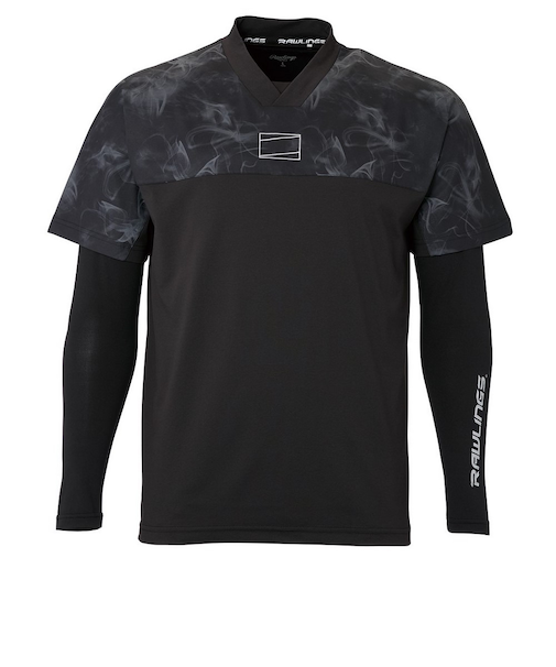 ローリングス（Rawlings）野球ウェア Ｔシャツ Vトップレイヤードセット AUT15S01S-B