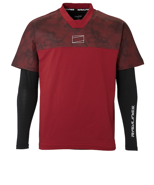 ローリングス（Rawlings）野球ウェア Ｔシャツ Vトップレイヤードセット AUT15S01S-MA