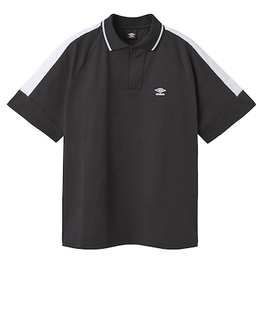 アンブロ（UMBRO）サッカーウェア AWAY DAYS フィールテック衿付きワイドプラクティスシャツ UF5SHT56M BK00