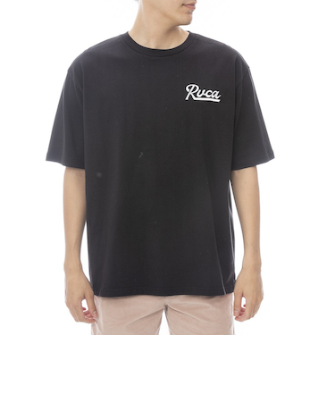 ルーカ（RVCA）SCRIPT SEALED 半袖Tシャツ BF041254 BLK