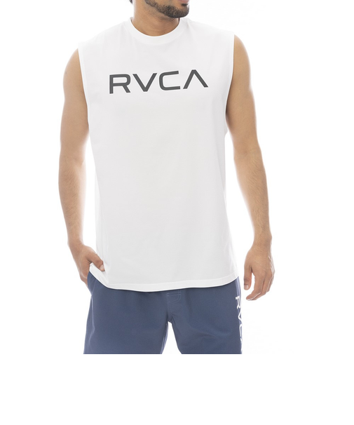 ルーカ（RVCA）ILL RVCA ESCAPE SFTT ノースリーブラッシュガード BF041878 WHT