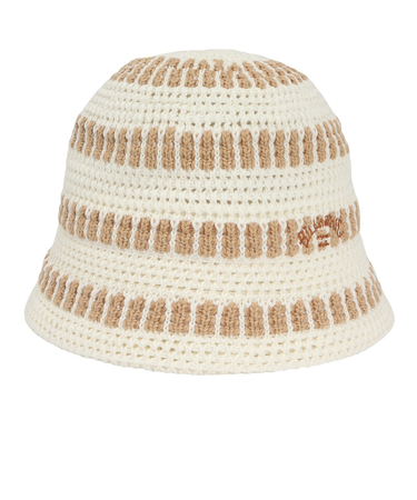 ビラボン（BILLABONG）コットンクロシェハット ストライプ BF013922 WCP