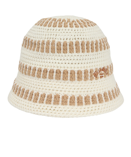 ビラボン（BILLABONG）コットンクロシェハット ストライプ BF013922 WCP