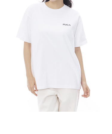 ルーカ（RVCA）DAISY VA BOX LOGO 半袖Tシャツ BF043211 WHT