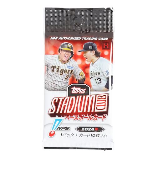 2024NPB ベースボールカード スタジアムクラブ 1パック XD-59091 2024NPB 10枚入り