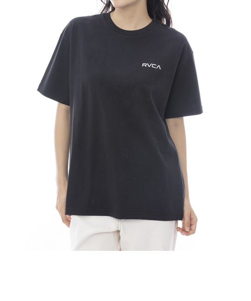 ルーカ（RVCA）DAISY VA BOX LOGO 半袖Tシャツ BF043211 BLK