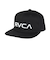 ルーカ（RVCA）ツイル スナップバックキャップ BF041950 BLK