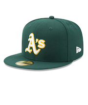 ニューエラ（NEW ERA）59FIFTY MLBオンフィールド オークランド・アスレチックス ロード キャップ 14524862