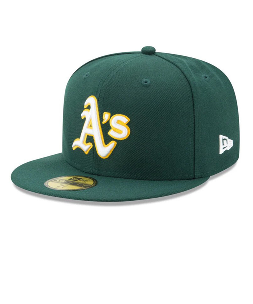 ニューエラ（NEW ERA）59FIFTY MLBオンフィールド オークランド・アスレチックス ロード キャップ 14524862