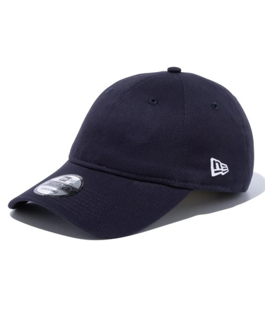 ニューエラ（NEW ERA）帽子 9TWENTY ロングバイザー ノンウォッシュコットン ベーシック キャップ 14525070 57.0-61.0cm 紺