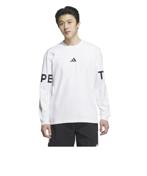 アディダス（adidas）ワーディング パック ルーズフィット ヘビーシングルジャージー 長袖Tシャツ KQD24-JM2077