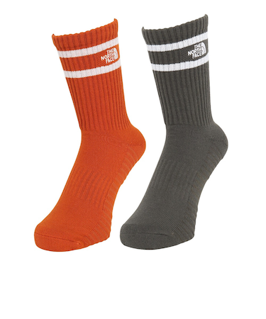 ザ・ノース・フェイス（THE NORTH FACE）靴下 ミドルソックス フリー ラン 2足組 クルー NN82502 ND 21-29cm
