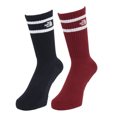 ザ・ノース・フェイス(THE NORTH FACE)靴下 ミドルソックス フリー ラン 2足組 クルー NN82502 SU 21-29cm