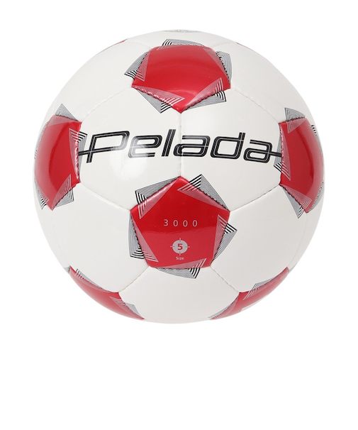 モルテン（molten）サッカーボール 5号球 検定球 ペレーダ3000 シロ×アカ F5K3000-WR