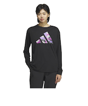 アディダス（adidas）グラフィック 長袖Tシャツ KQD85-JP0017
