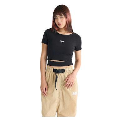 ロキシー(ROXY)CHEEKIE PEEKIE 半袖 Tシャツ 25SPRDK251547BLK