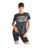ロキシー（ROXY）FLASHBACK Tシャツ 25SPRST251538GRY