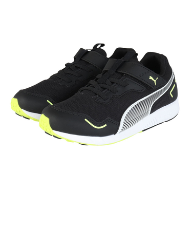 プーマ（PUMA）ジュニアランニングシューズ ベルクロ ベルト付き レースシューズ スピードモンスター V4 37890812