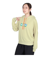 エックスガール（X-gir）ショート フーディ スウェットシャツ 155251012002-LT YELLOW