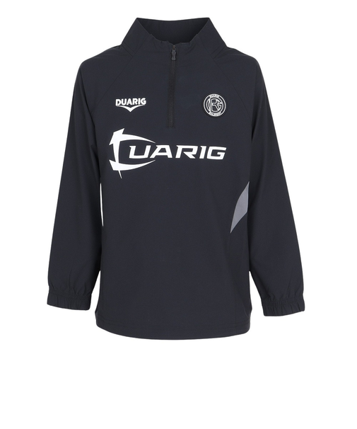 デュアリグ（DUARIG）サッカーウェア ジュニア 長袖ハーフジップピステ 5S0010-SCWR-742EG BLK