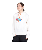 エックスガール（X-gir）ショート フーディ スウェットシャツ 155251012002-WHITE