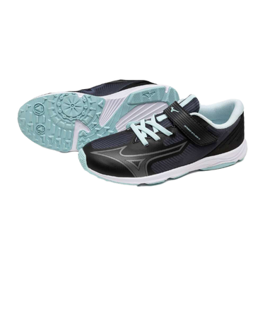 ミズノ（MIZUNO）ジュニアスポーツシューズ ベルクロ ベルト付き スニーカー スピードスタッズ4 K1GC242351