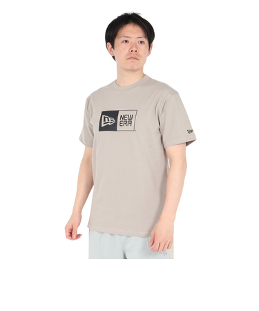 ニューエラ（NEW ERA）半袖Tシャツ コットン ボックスロゴ レギュラーフィット 14410114