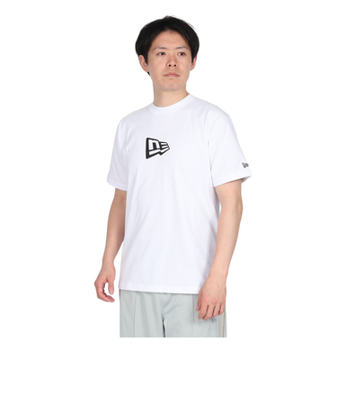 ニューエラ（NEW ERA）半袖Tシャツ コットン フラッグロゴ ミッド レギュラーフィット 14521384
