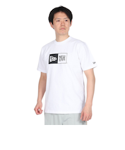 ニューエラ（NEW ERA）半袖Tシャツ コットン ボックスロゴ レギュラーフィット 14521386