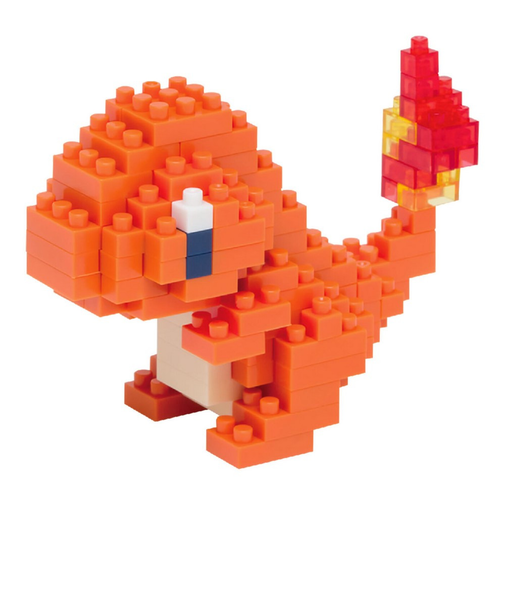 カワダ（KAWADA）ポケナノ ナノブロック ポケモン ヒトカゲ NBPM 002 立体パズル おもちゃ フィギュア