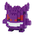 カワダ（KAWADA）ポケナノ ナノブロック ポケモン ゲンガー NBPM 007 立体パズル おもちゃ フィギュア