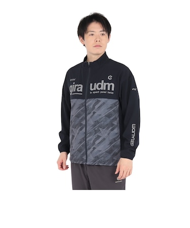テニス 梅雨対策 撥水 絶耐 UV NEW CROSS ジャケット WU5S0008-TR851-GRSD NVY