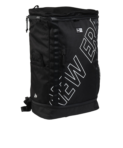 ニューエラ（NEW ERA）ディパック ボックスパック 32L ロゴプリント アウトライン 14521370 黒