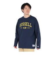 ラッセル（RUSSELL）88/12カレッジロゴ ロングTシャツ RBM25ES0004 NVY