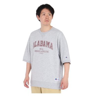ラッセル（RUSSELL）ミニ裏毛スウェットTシャツ RBM25S0013 MGRY