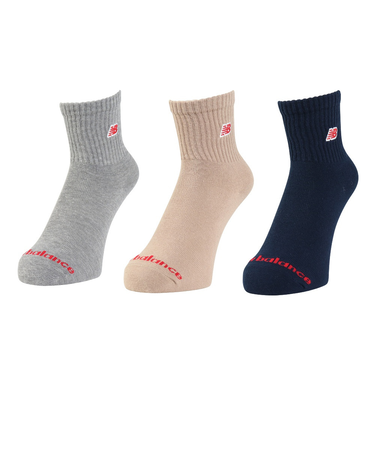ニューバランス（new balance）靴下 ジュニア 3足組ソックス LAS55656AS2 19-23cm 子供