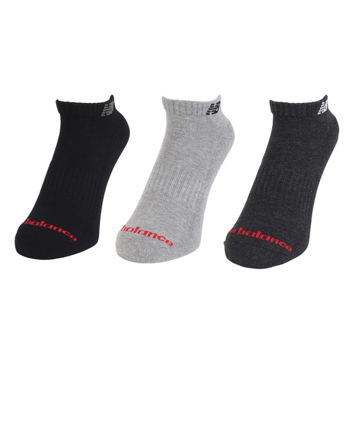 ニューバランス（new balance）靴下 ショートソックス ショートレングス 3足組 23-29cm LAS55636AS1 ショート丈 ３足セット