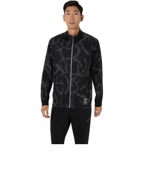 アシックス（ASICS）ドライグラフィックストレッチニットジャケット 2031E985.001